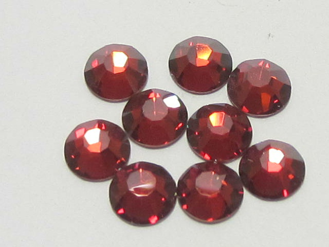 1 Gross 16ss CRYSTAL RED FLAME (maxima) FLATBACK PRECIOSA Rhinestones